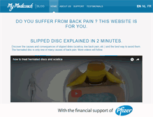 Tablet Screenshot of mymedicoach.com